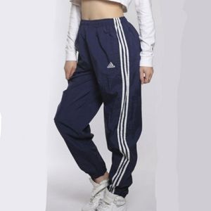 vintage adidas wind pants womens